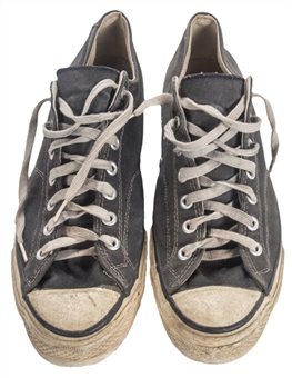 1966-67 Pistol Pete Maravich LSU Freshman Season Game Used Converse Sneakers (MEARS & Letter of Provenance) 